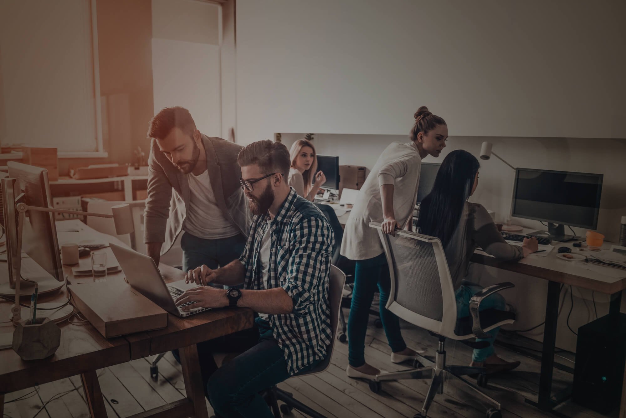 Background Image - People Working