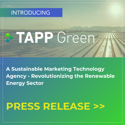 PRESS RELEASE: Tapp Network Launches Tapp Green to Digitally Transform the Green Tech Industry