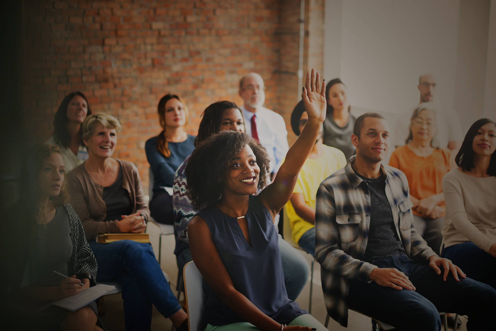 Photo of group of people learning - Background Image